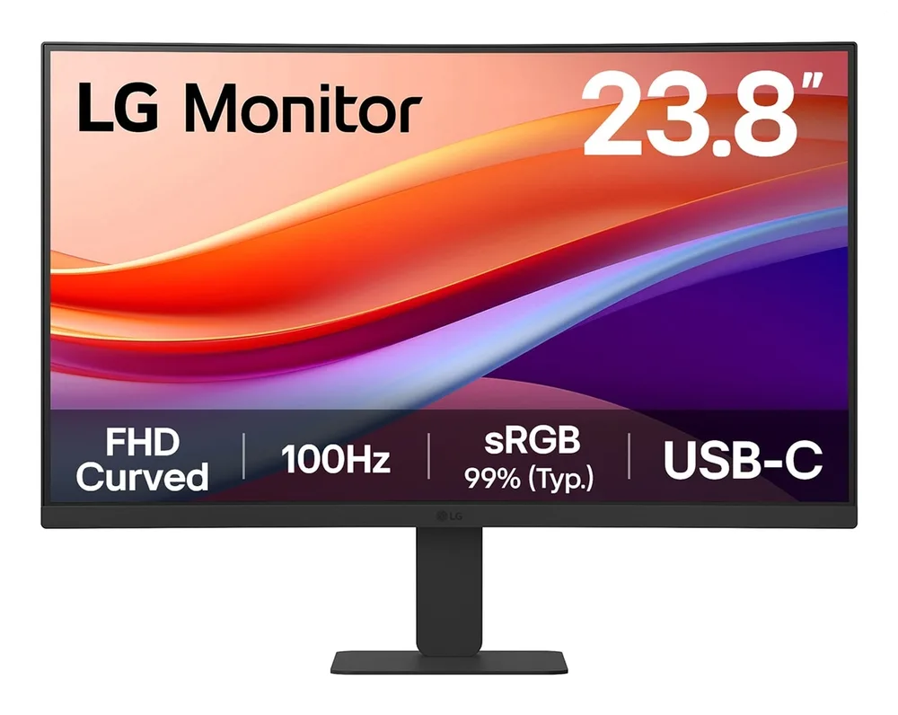 Monitor Curvo LG 24U421A-B FHD 23.8 con USB-C