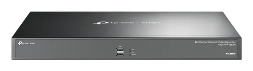 Grabador de vídeo VIGI de 64 canales TP-LINK Negro VIGI NVR4064H