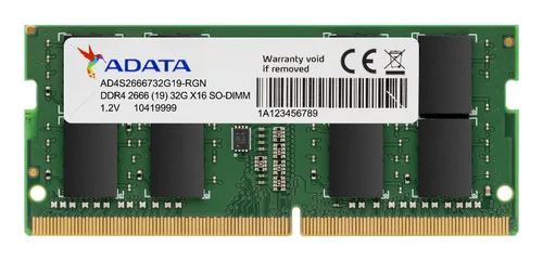 Memoria RAM ADATA 8GB DDR4 para Laptop y Mini PC