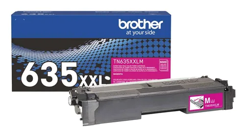 Tóner Brother Valor TN635XXLM magenta - rendimiento aproximado 6, 500 páginas, compatible solo con MFCL8970CDW, HLL8570CDW