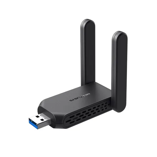 Adaptador USB inalámbrico de doble banda de alta ganancia AC1300 MERCUSYS Negro MA32H