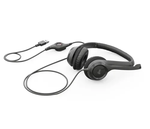 Auriculares LOGITECH H390 - Diadema, Negro 981-000060
