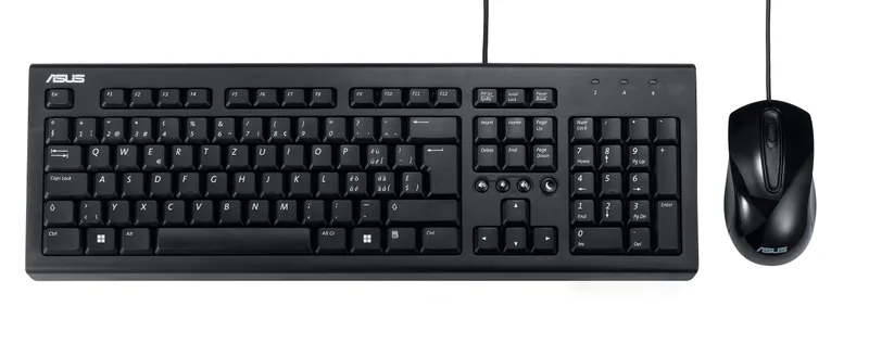 Kit Asus U2000, Teclado Y Mouse Alambrico USB, Cable 1.5M, 1