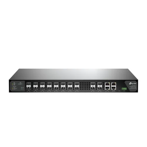 DeltaStream - OLT de 16 puertos GPON / Conexión de hasta 2,048 ONUs / 2 Puertos Gigabit RJ45 Uplink / 4 Puertos SFP+ Uplink / Fuentes Redundantes AC- AC (incluidas) / Administración desde la nube (DPMS) TP-LINK DS-P7001-16
