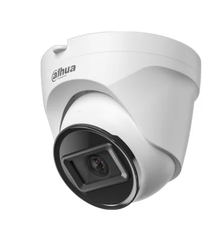 DAHUA IPC-T1E20 -Camara IP Domo de 2 MP - lente de 2.8 mm y 99° de visión. IR de 30 m, protección IP67, PoE. DWDR, 3D NR, HLC, BLC y compresión