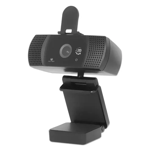462556 Camara Web Full HD USB Rotacion MANHATTAN 30 pps