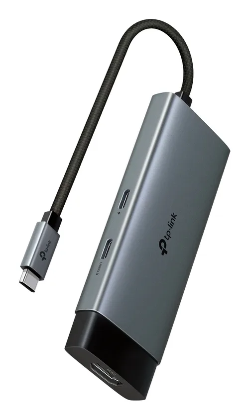 TP LINK | UH5020C | USB-C 5 En 1 Con Puerto HDMI 4K@60HZ Y Carga Rápida De 100W Accesorio