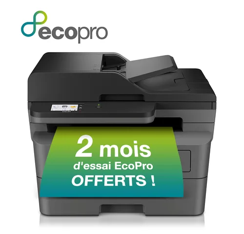 Multifuncional Láser Monocromático Brother DCPL2660DW - 36 ppm, Impresión Dúplex, Ethernet, Wifi 2.4/5GHz, Cama Plana Carta, Tóner de hasta 5, 000