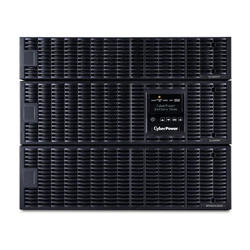 UPS de 10000 VA/10000 W, Online Doble Conversión, 200 - 240 Vac de Entrada, 120 - 240 Vac de Salida, Entrada Hardwired, Onda Senoidal Pura, Torre o Rack de 8 UR, Con 6 Tomas NEMA 5-20R, 3 NEMA L6-30R y Terminal Hardwire CYBERPOWER OL10KRTF