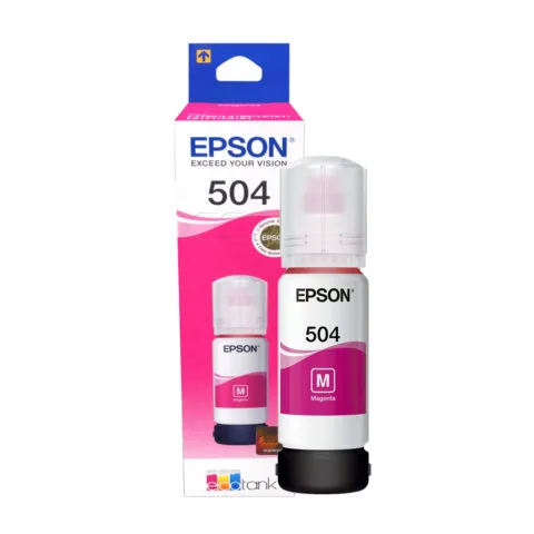 Cartucho Epson T504 Magenta para Impresoras L4150 y L4160