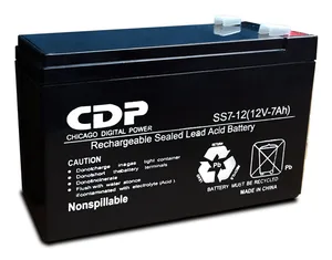 Batería CDP B-12/7.2 de 12V y 7.2Ah para Energía