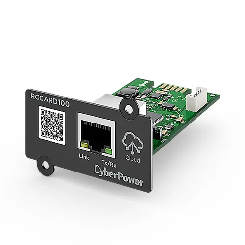 Tarjeta de Monitoreo Remoto para UPS CyberPower Modelos PR, OL, OR y PDUs con Tarjeta de Expansión RCCARD100
