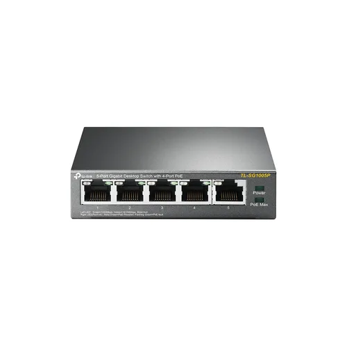 Switch | Tp-Link | Tl-SG1005P | 5 Puertos RJ45 Gigabit 10