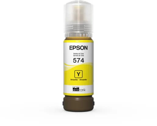 Botella de Tinta Epson T574 Amarillo para Impresoras