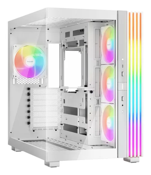 GABINETE be quiet! BGW68 Light Base 600 LX White con ventiladores ARGB Blanco