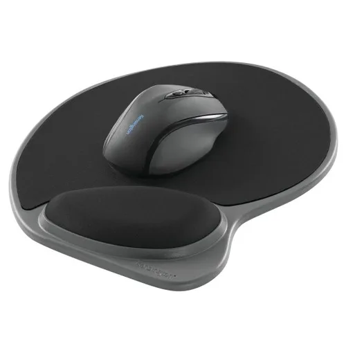 Mousepad con descansa Muñecas de Gel KENSINGTON P8691 - Negro, Monótono