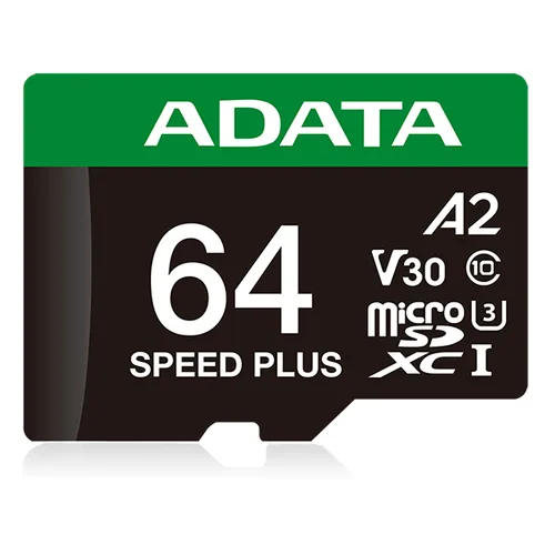Memoria ADATA MicroSDXC 64GB con Adaptador incluido