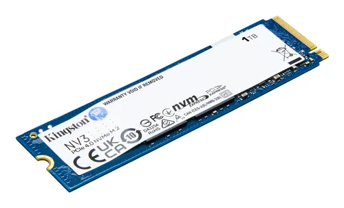 Unidad de Estado Solido Kingston NV3 1TB M.2 2280 Nvme Pcie Gen 4X4 R.6000MB/S W.4000MB/S Kingston Technology 1 TB SNV3S/1000G
