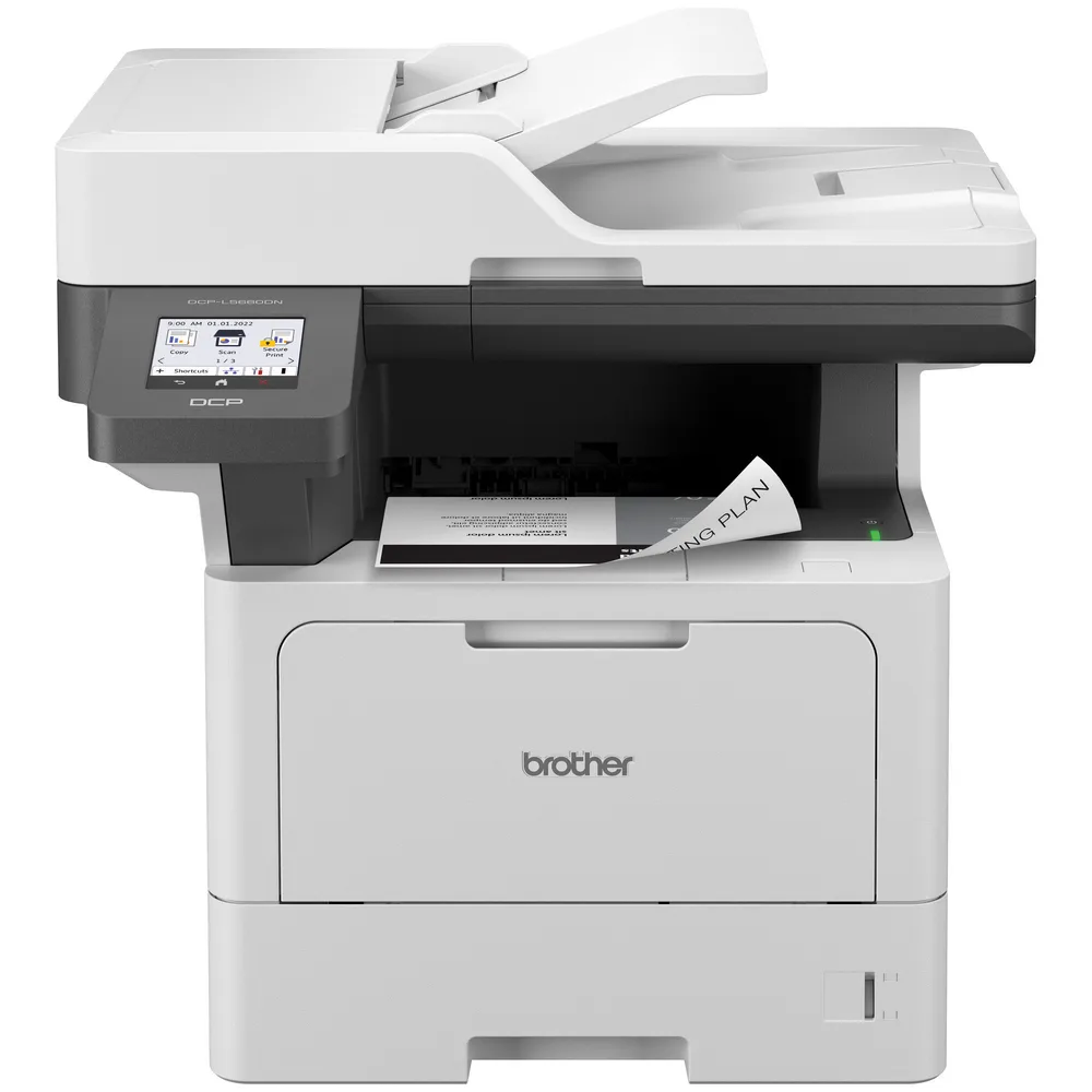 Multifuncional Láser Monocromático Brother Valor DCPL5660DN - 50 ppm, Full Dúplex, Gigabit Ethernet, USB 2.0, Cama Plana Oficio, Tóner de hasta 11,
