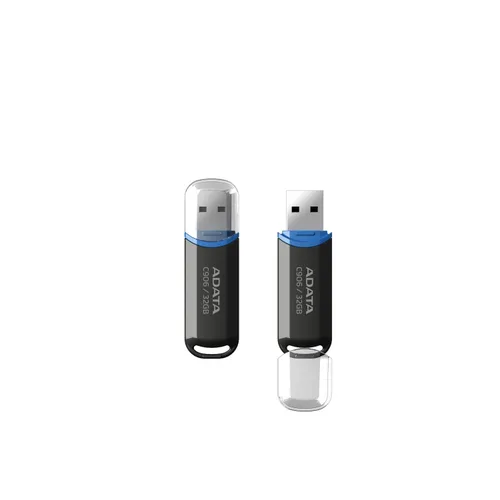 Memoria Flash USB ADATA 32GB C906 en Color Negro