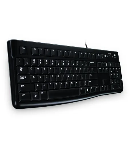 Teclado Logitech K120 Alámbrico Resistente a Derrames
