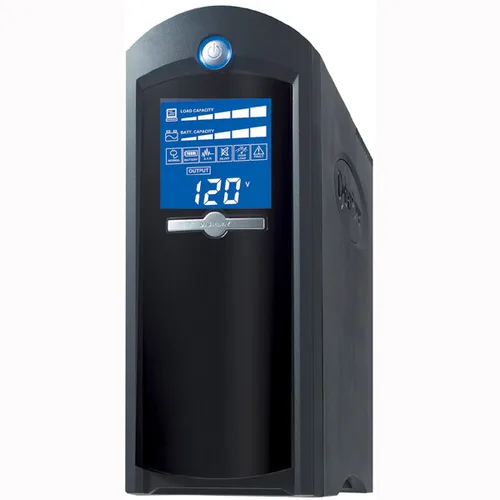 No-Break CyberPower CP1500AVRLCDa - 1500 VA, 900 W, Negro, Hogar y Oficina