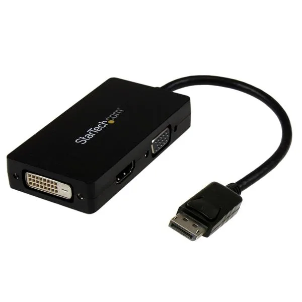 STARTECH.COM DP2VGDVHD Adaptador De Video Displayport A VGA DVI O HDMI - Convertidor A