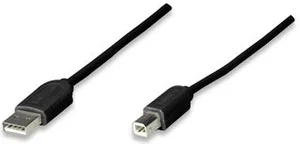 Cable de datos USB Manhattan 342650 1.8 metros negro