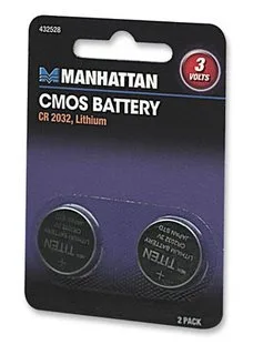 Batería CMOS Manhattan CR 2032 para dispositivos electrónico