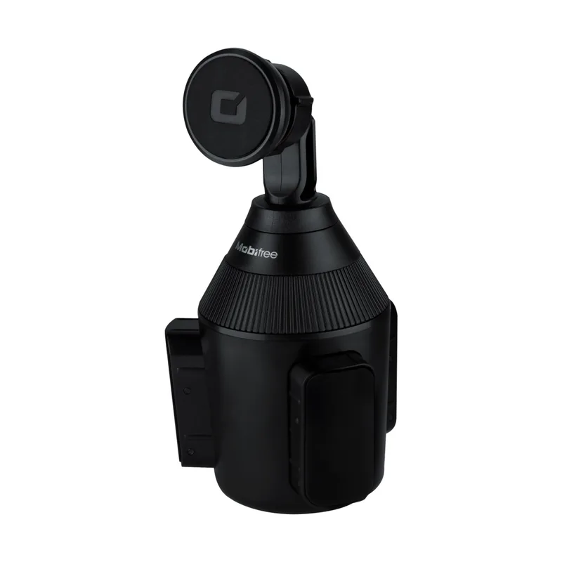 Soporte para celular Mobifree Holder Magnético Para porta vasos - Negro, Universal Plástico MB-923293