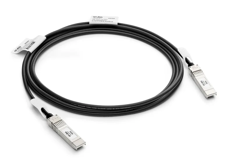 Cable de conexión directa (DAC) HPE Networking Instant On 10 Gbit/s de SFP+ a SFP+ - 3 m (R9D20A) Hewlett Packard Enterprise 3m