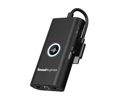 Tarjeta de sonido USB - C portátil Creative Sound Blaster G3- SB1830 G3 CREATIVE LABS Negro 70SB183000000