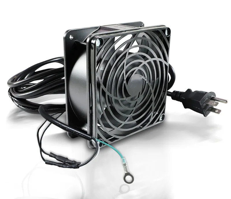 Ventilador Enson 120 X 120 MM 110VCA con Cable Y Clavija para Gabinetes Enson Y Otras Marcas ENS-FAN-120