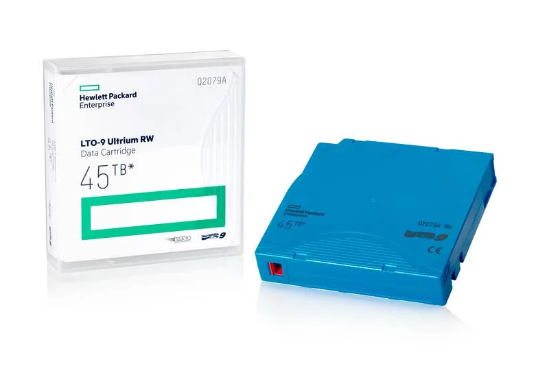 HPE LTO-9 Ultrium 45TB RW Data Cartridge Hewlett Packard Enterprise HPE Cinta LTO-9 Azul Q2079A