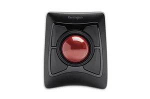 Trackball Inalámbrico KENSINGTON K72359WW - Negro con detalles en Rojo, Bluetooth 400 DPI