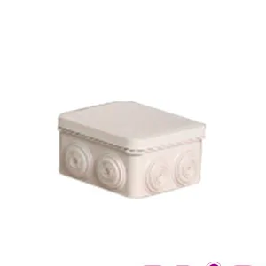 Caja Plástica 100X100X50 Sello de Goma IP55 ENSON ENS-PCB1010 - Beige Blanco