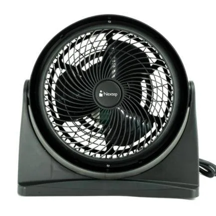Ventilador de escritorio Nextep NE-692 3 Aspas y cuerpo de plástico - tres velocidades ajustable arriba y abajo Negro
