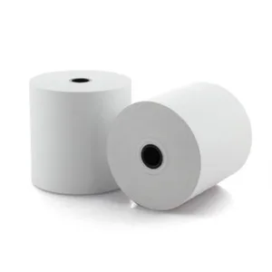 Rollo de Papel Nextep Térmico NE-529 80x70 mm c/5 piezas gramaje 55 y largo 55m +5 impresión color negro