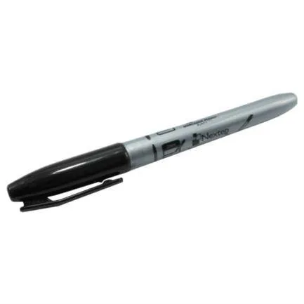 Marcador Permanente Nextep NE-070 Punto Fino 2mm Color Negro con 12 piezas