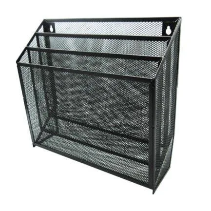 Clasificador Nextep ne-176 Malla Metálica tres niveles Grande caja blanco Negro