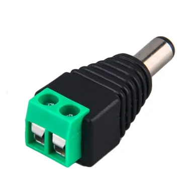 ADAPTADOR TIPO JACK BROBOTIX 170144 - Plug Vcd, Macho, Negro, Cobre
