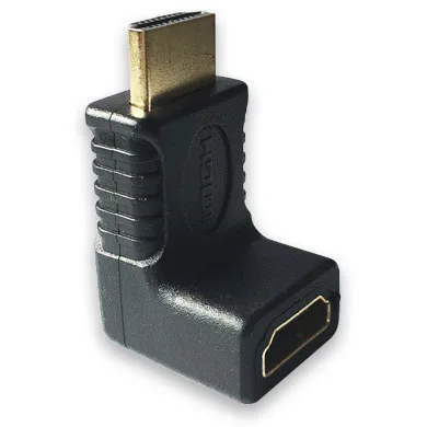 Cople Hdmi Macho-hembra - Adaptador de 90 Grados 104615 RBT BROBOTIX Negro