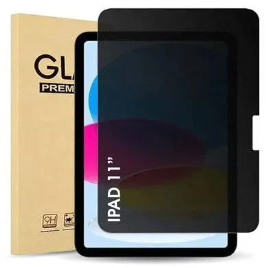 MICA PROTECTORA DE CRISTAL TEMPLADO CON FILTRO DE PRIVACIDAD P/IPAD 11 Pulgadas 2025 - A16, BROBOTIX, 406368
