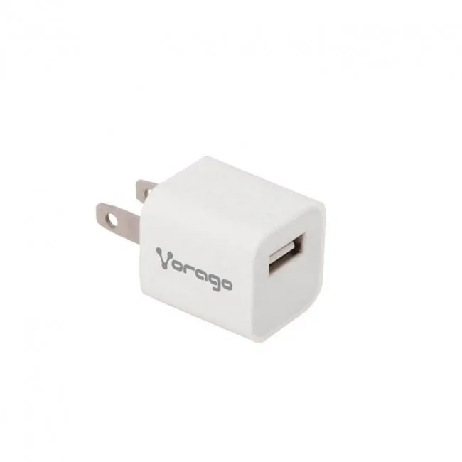 Cargador de pared VORAGO AU-105 - Interior, Corriente alterna, Color blanco, 5 V AU-105/B