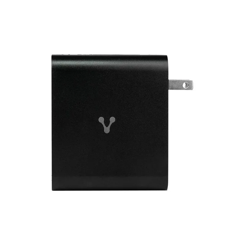 Cargador de Pared Vorago AU-600 Tipo C 100W PD 5 Puertos Quick Charge 3.0 Negro