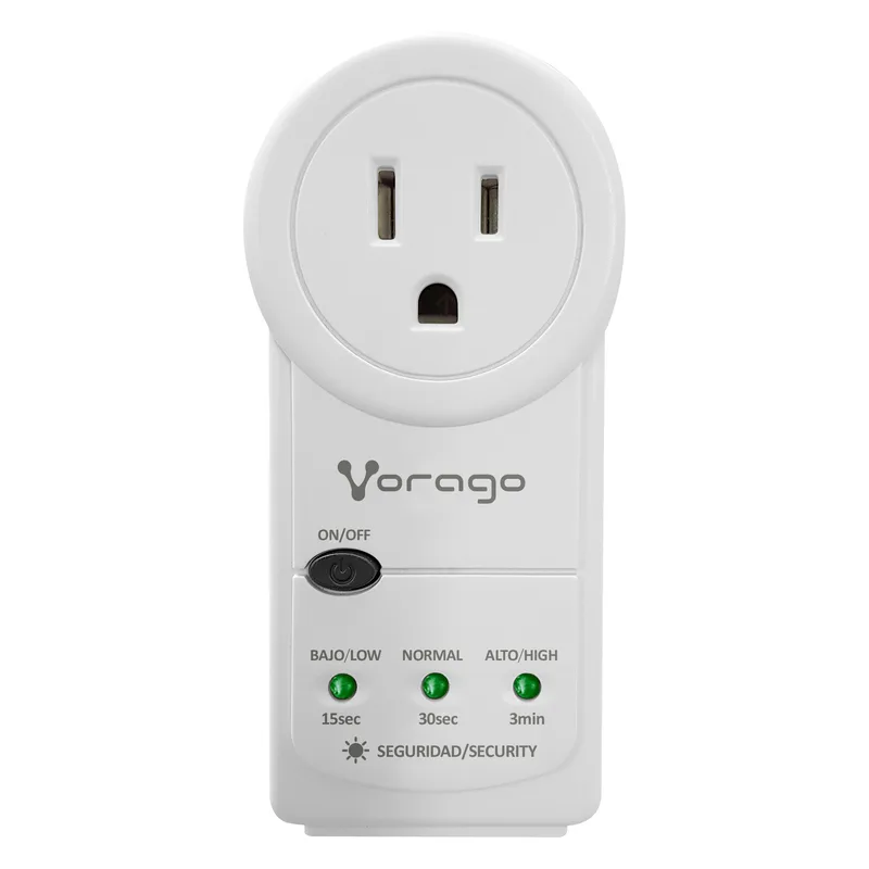 Protector de Voltaje Vorago AVR-300-WH 1 - 800W RJ45 Portatil Negro Electrodomésticos Blanco