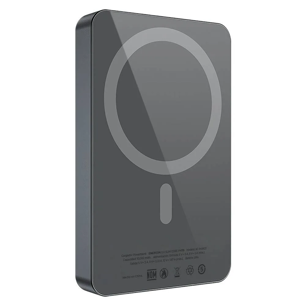 Cargador Powerbank Acteck Energon GO Slim Core PM70 Cargador Powerbank 10 - 000 mAh 10000 mAh AC-945622