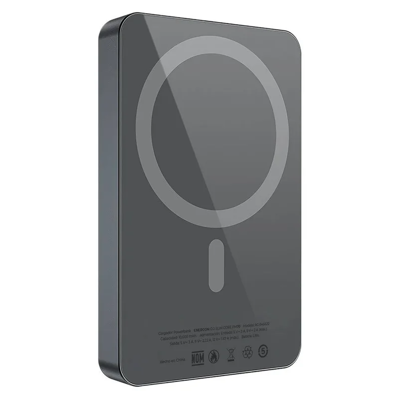Cargador Powerbank Acteck Energon GO Slim Core PM70 Cargador Powerbank 10 - 000 mAh 10000 mAh AC-945622