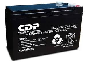 CDP SLB12-7 Bateria de Plomo acido - seca sellada 12Vdc-7Ah B-12/7 12 V