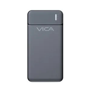 Power Bank VICA 10000 MAH - PUERTO USB 2.0, PUERTO TIPO C, PUERTO MICRO US/ BATERIA DE POLIMERO DE LITIO DE CARGA RAPIDA 10,000 mAh POWER BANK
